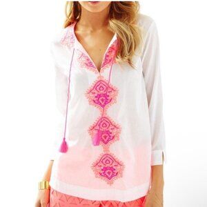 $138 NWT Lilly Pulitzer Amelia Island Tunic Top Size Small